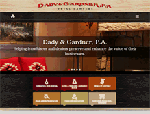 Tablet Screenshot of dadygardner.com